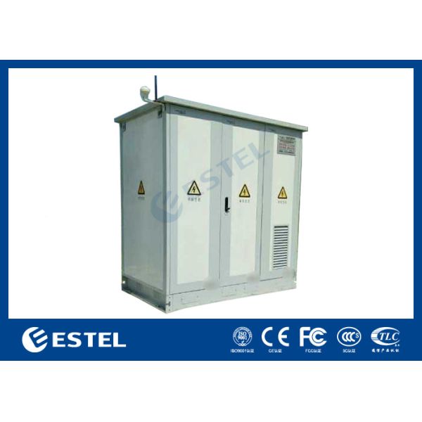ET200100200C-200 Base Station Outdoor Cabinet Three Compartments With 3 Front