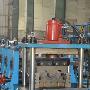Galvanized Steel Highway Guardrail Roll Forming Machine 100mm Diameter Shaft