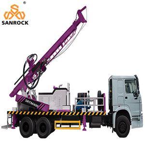 Truck Mounted Water Well Drilling Rig With Mud Pump Deep Well Drilling Equipment