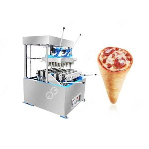 China Electric Pizza Cone Making Machine , Cone Pizza Equipment 5mm Thickness 1200PCS/H on sale