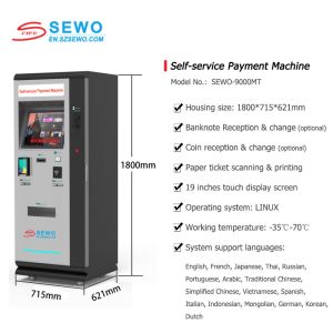 Portable Parking Payment Kiosk Machine Wireless Parking Management Solution for