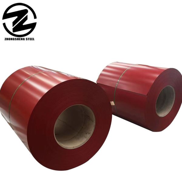 Quality Z121-Z180 Coating 0.12-1.2mm Thickness Color Coated Steel Coils with Embossed Wrinkled Surface Finish and ISO Certificate wholesale