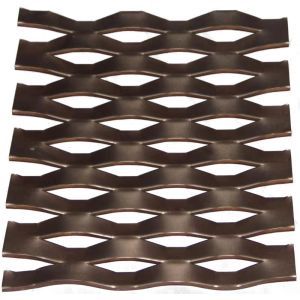 Cheap 3mm Thickness Powder Coating Expanded Aluminum Mesh Sheet For Building Cladding Facade for sale