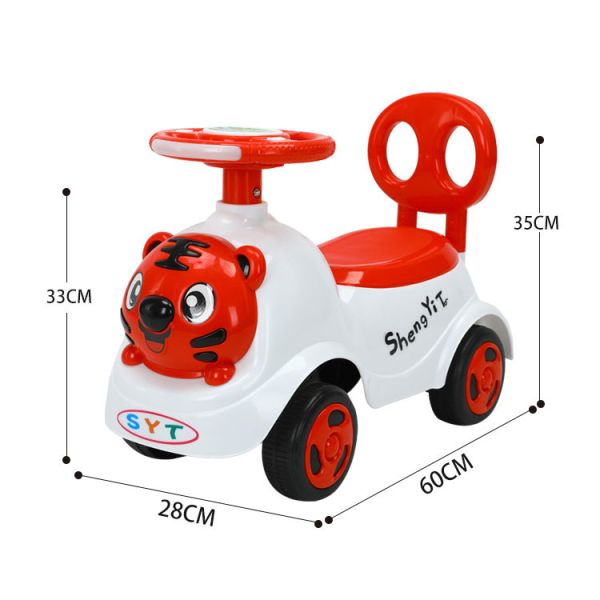 Basic Seat Type Car Style Push Around Buggy Toddler Ride On Toy for Boys and Girls