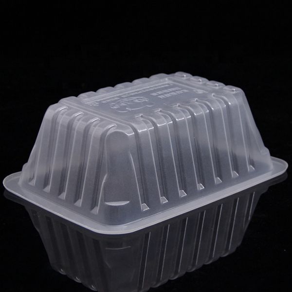Transparent Food Blister Box Duck Neck Cooked Chicken Wings Pp Box