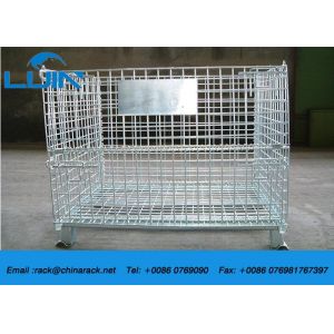Steel Structure Wire Mesh Cages 4.8 - 6.0mm Guage SGS Certification
