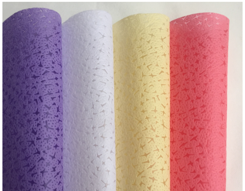 80GSM Embossed Nonwoven 160CM Polypropylene Print Fabric
