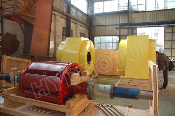 AC three phase synchronous generator excitation system with Turgo Hydro Turbine