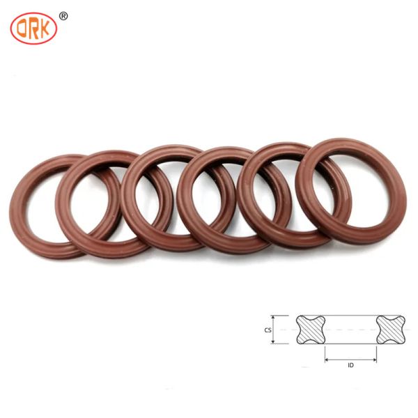 Quard Ring Hydraulic Oil Seal NBR 90 Shore X Ring Seal OEM For Mechanical Seal Burgmann