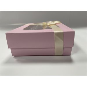 Cardboard 6 Macaron Packaging Magnetic Closure Macaron Gift Box