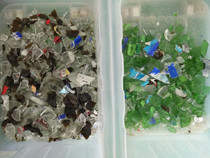 WENYAO 3t/h Glass Sorting Machine , Recycle Glass Color Separator Machine