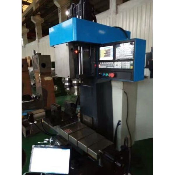 PLC Control High Speed Drilling And Tapping Combination Machine For Faucet Valve