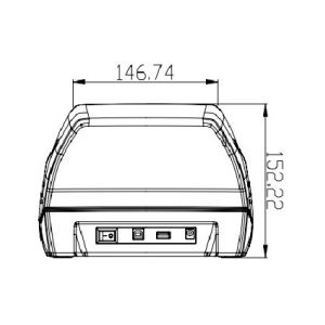Passport and ID Card Reader USB2.0 Document Scanner for Car Rental USB2.0