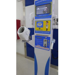 Coin operated weighing scales with height measurement ,bmi ,fat mass analysis