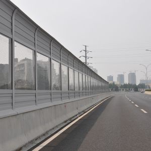 4x8ft 92% Highway Transparent Sound Barrier Fence Noise Barrier For Road