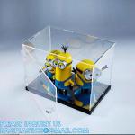 Storage Organizer Box Containers, Acrylic Box With Lock, Toy Display Case Box,