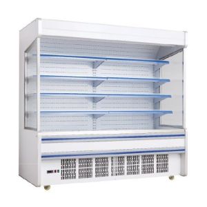 Remote System Multideck Open Chiller / Beverage Refrigerator Showcase