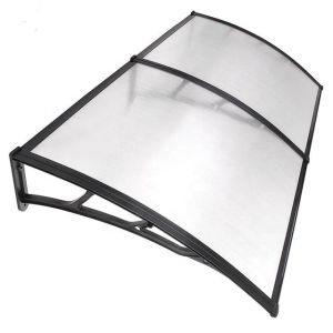 Graphic Design Polycarbonate Canopy Up To 88% Light Transmission PP Plus Fiberglass Support