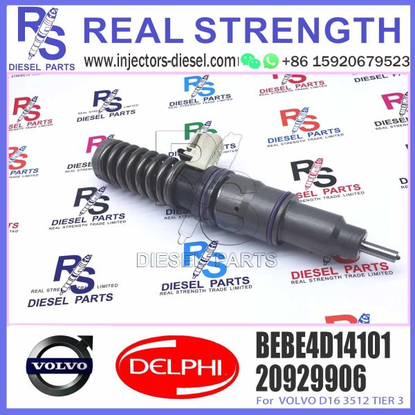 Quality BEBE4D14101,20929906,20780666,BEBE4D14001 genuine new diesel unit injector for Vol//vo EC700 D16 wholesale