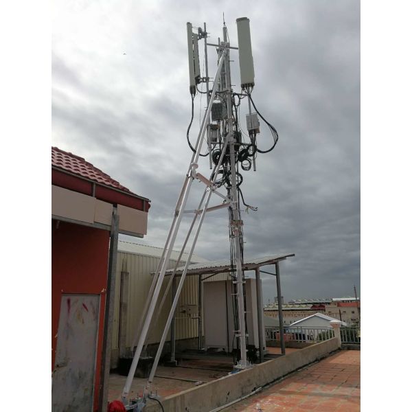 Quality Hot Dipped Steel Communication Tower Antenna 60 Metre ASTM A123 Galvanization wholesale