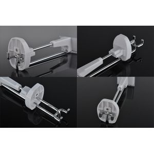 COMER security Locking Pegboard Hooks/ABS anti theft hanging display hook with