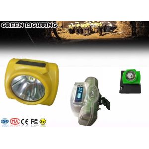 IP68 3.1Ah Rechargeable LED Headlamp With OLED Display 6000 Lux Brightness