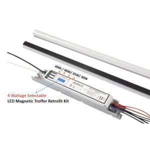 50000 Working Time LED Magnetic Linear retrofit Kit Troffer Lights 34W For