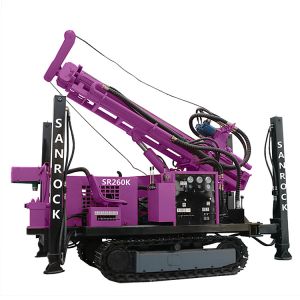 Crawler Water Well Drill Rig Hydraulic Bore Hole Portable Water Well Drilling