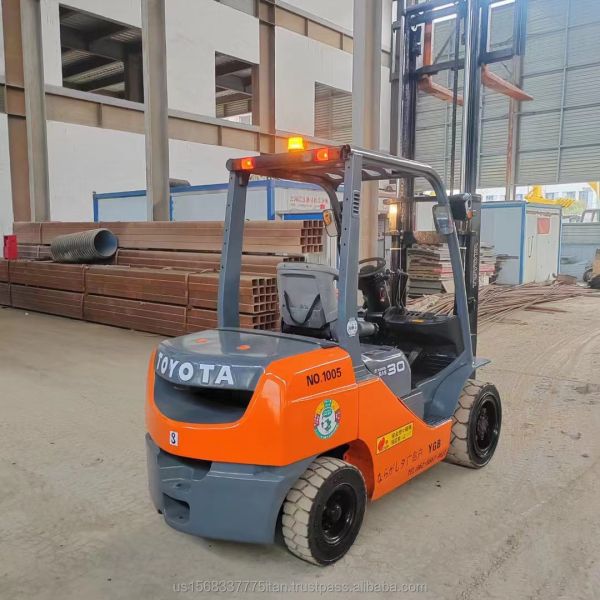 Forklift TOYOTA 8F30 for Sell and Reasonable Used Diesel Forklift 1000MM Fork Length