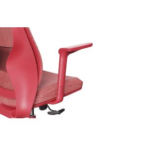 Enhance Your Workspace High Back Executive Red Mesh Office Chair with Lumbar