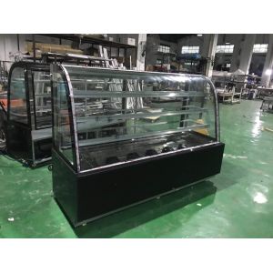 Refrigerated Fan Cooling Bakery Cake Display Freezer