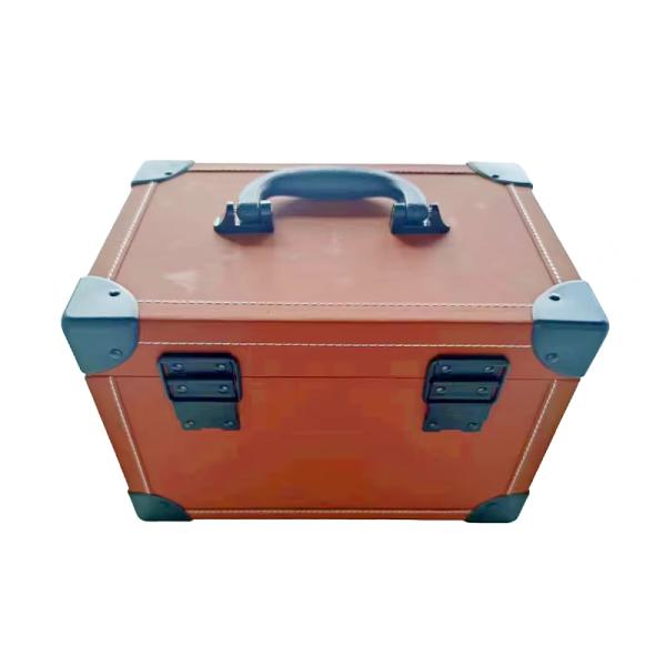 Professional Waterproof Makeup Travel Case Organizer with Spaced Compartments and Adjustable Dividers