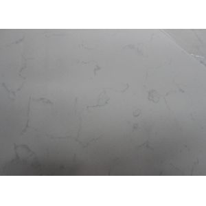 Polished 93% Quartz Stone Countertops Big Slab Surface Carrara Free Sample