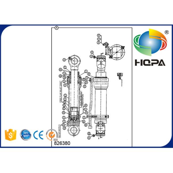 550/42219 550-42219 55042219 550 42219 Ram Bucket Cylinder Seal Kit For JCB JS200 JS210