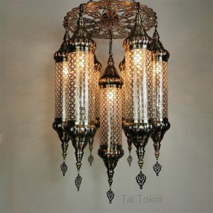 Retro Vintage Rustic Muslim Middle East Mosque Chandelier(WH-DC-30)