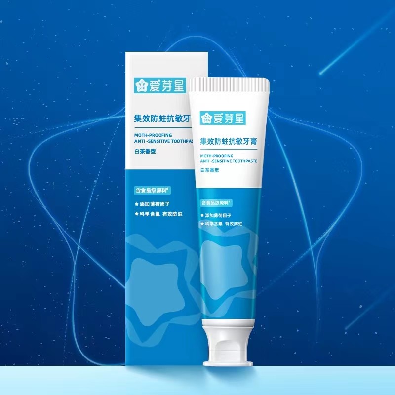 Whitening Anti Cavity Sensitive Teeth Toothpaste No Sugar Added