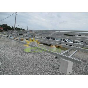 Commercial Solar Panel Ground Mount Kit , Solar Pv Mounting Systems