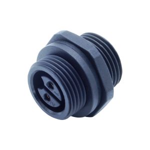 Male Rear Panel Mount Socket M20 2-4 Pin Screw Type Waterproof LED IP67