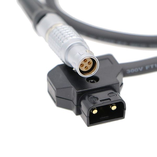 4 Pin Lemo FGK Female To D-Tap Power Cable For Canon Mark II C100 C500