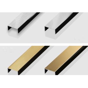 China ODM Metal U Channel Trim Profile SUS201 Decorative For Commercial Buildings on sale