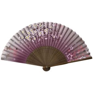 Bamboo Wooden Paper Customized Hand Fans Handmade