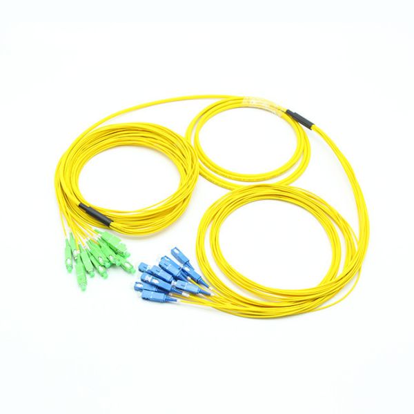 Quality Singlemode Multifiber Cable Assemblies Pre Connectorized 12 Strand SC/APC-SC/UPC wholesale