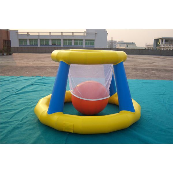 Quality Giant Inflatable Basketball Hoop For Pool , Children Airtight Blow Up Pool Floats wholesale