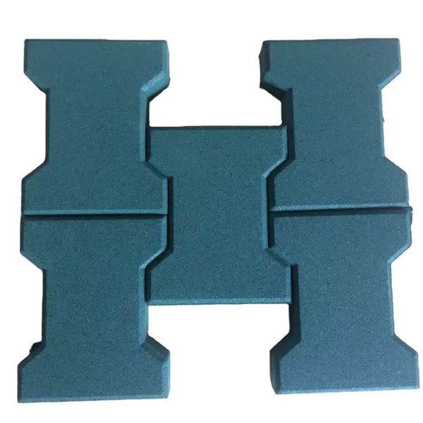 Quality Horse Stable Easy Installation Interlocking Rubber Tile Rubber Dog Bone Paver Tile wholesale