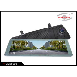 LCD Clip On Vehicle Rear View Mirror Camera Monitor System Ducal Lens 10 Inch