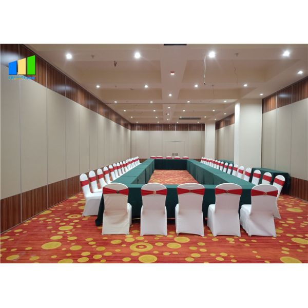 Sound Insulation Acoustic Removable Panel Movable Aluminium Office Sliding Partition Wall For Meeting Room