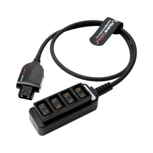 Alvin's Cables Smart D-tap Splitter Power Cable, Ultra Soft Dtap Male to 4 Port