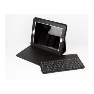 Cheap Ergonomic Design Black iPad 2 Bluetooth Keyboard Case With 76 Keys / Photo Frame Key for sale