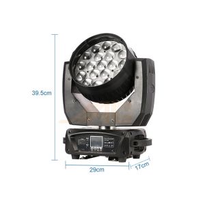 19x15W LED Moving Zoom Head Beam 4 In 1 Disco Lights