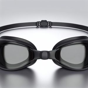 China Black Anti Fog Swimming Goggles with UV Protection on sale